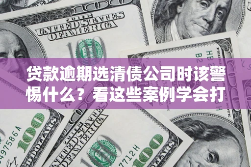 武汉贷款逾期选清债公司时该警惕什么？看这些案例学会打翻身仗