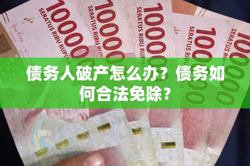 武汉债务人破产怎么办？债务如何合法免除？