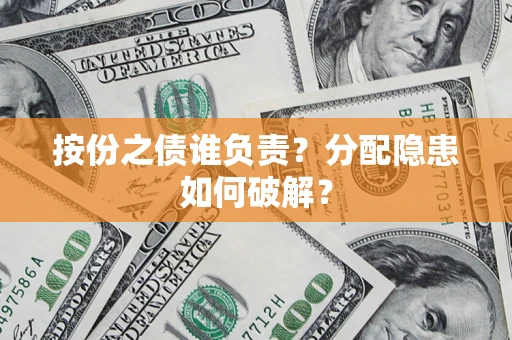 武汉按份之债谁负责？分配隐患如何破解？