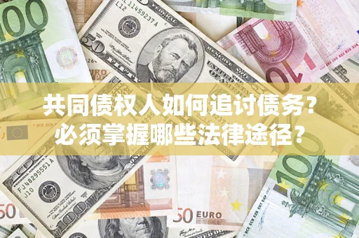 武汉共同债权人如何追讨债务？必须掌握哪些法律途径？