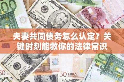 武汉夫妻共同债务怎么认定？关键时刻能救你的法律常识