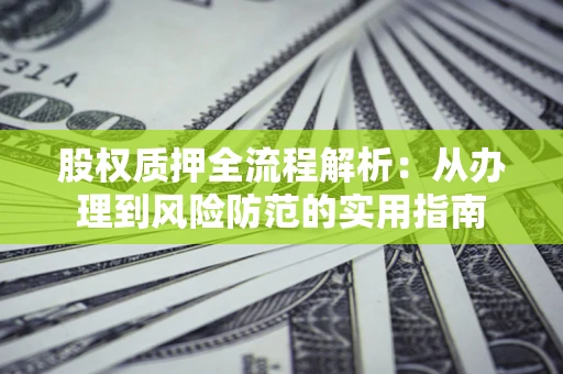 武汉股权质押全流程解析：从办理到风险防范的实用指南