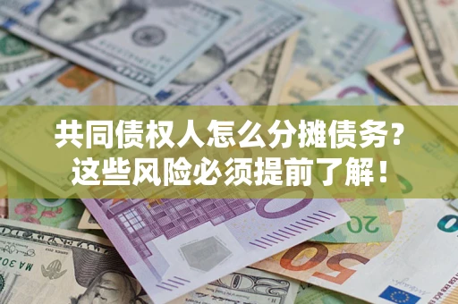 武汉共同债权人怎么分摊债务？这些风险必须提前了解！