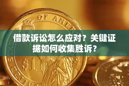 武汉借款诉讼怎么应对？关键证据如何收集胜诉？